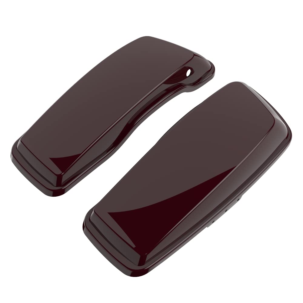 Advanblack Motorcycle Saddlebag Lids for Harley-Davidson Touring, Road Glide, Street Glide Special & Road King (2014-2023) - Durable Replacement Covers for Long Rides & Custom Bike Upgrades