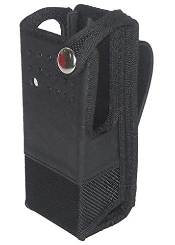 Durable Nylon Carry Case for PMLN5846 Two Way Radio - Secure Fixed Belt Loop (Non-Display) | Perfect for Construction, Security & Outdoor Communication