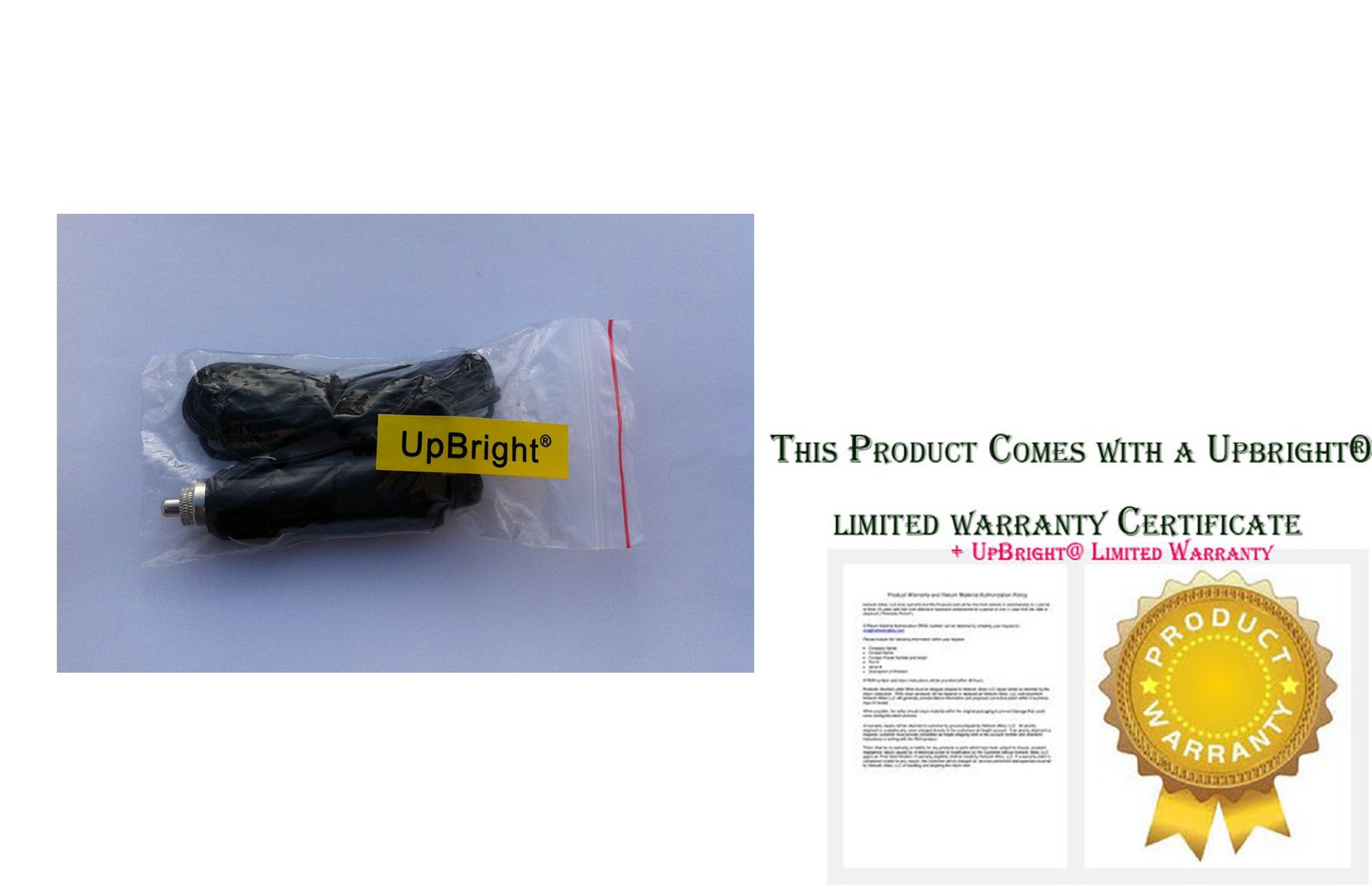UpBright 12V DC Car Adapter for RadioShack PRO-51 Programmable Scanner - Compatible with 20-308 & 20308 Models - Vehicle Boat RV Cigarette Lighter Power Supply & Battery Charger - Perfect for Road Trips & Emergency Scanning