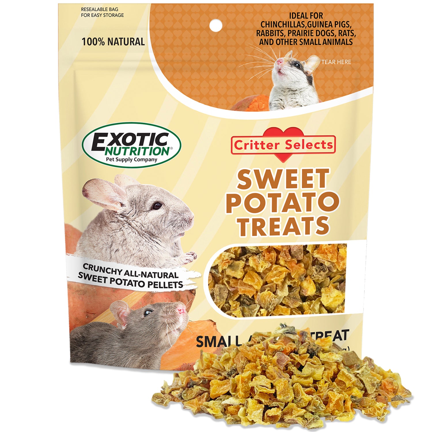 Delicious Sweet Potato Dog Treats - All-Natural, Grain-Free & Healthy Snacks for Dogs - Perfect for Training, Rewards & Dental Care
