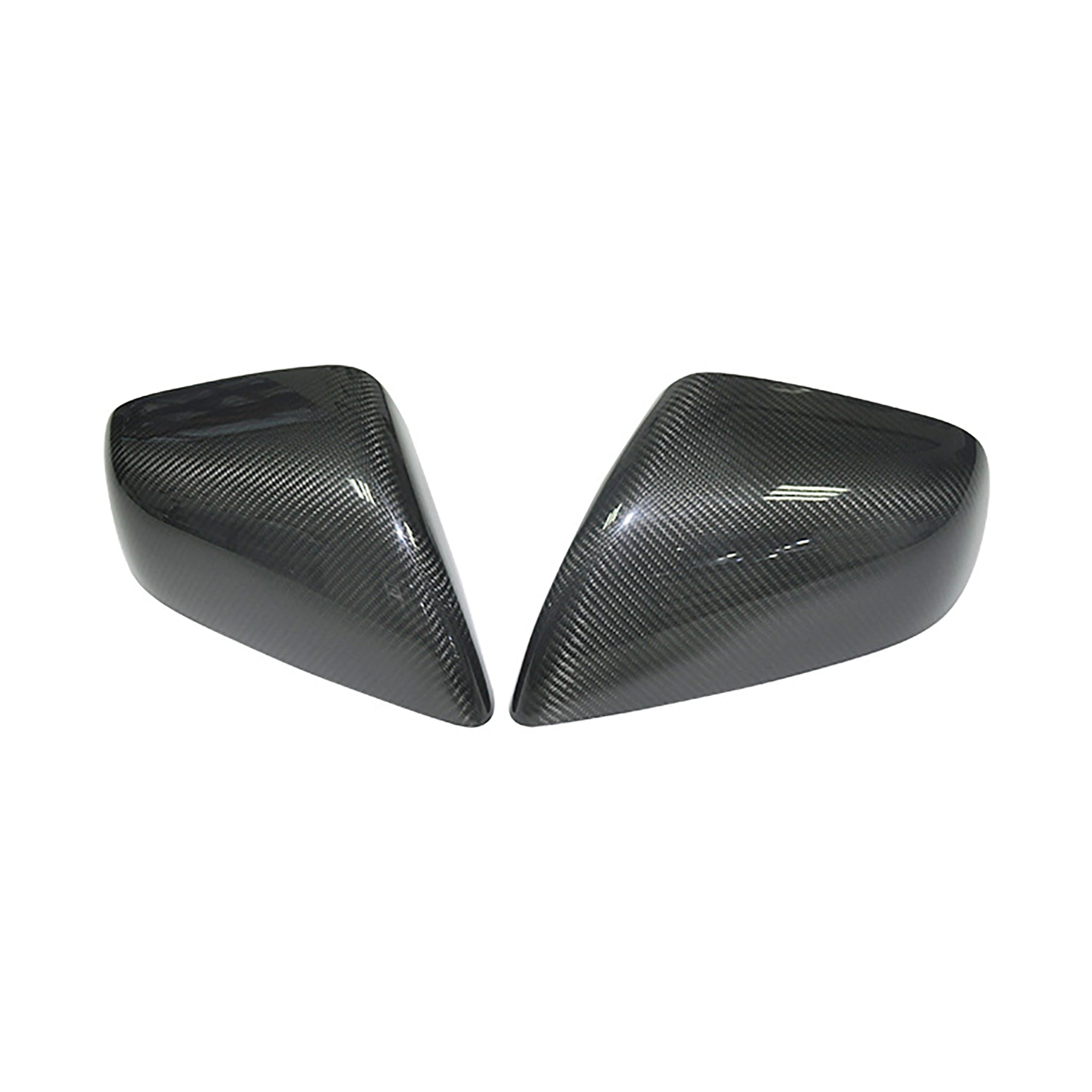 Premium Real Carbon Fiber Mirror Covers for Tesla Model X (2016-2025) - Lightweight & Durable Exterior Upgrade - Perfect for Car Enthusiasts & Customization Lovers