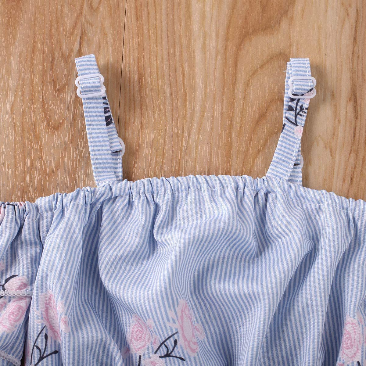 Boho Sunflower Crop Top & Distressed Denim Shorts Set for Toddler Girls - Summer Outfit for Playdates, Beach Trips & Outdoor Adventures