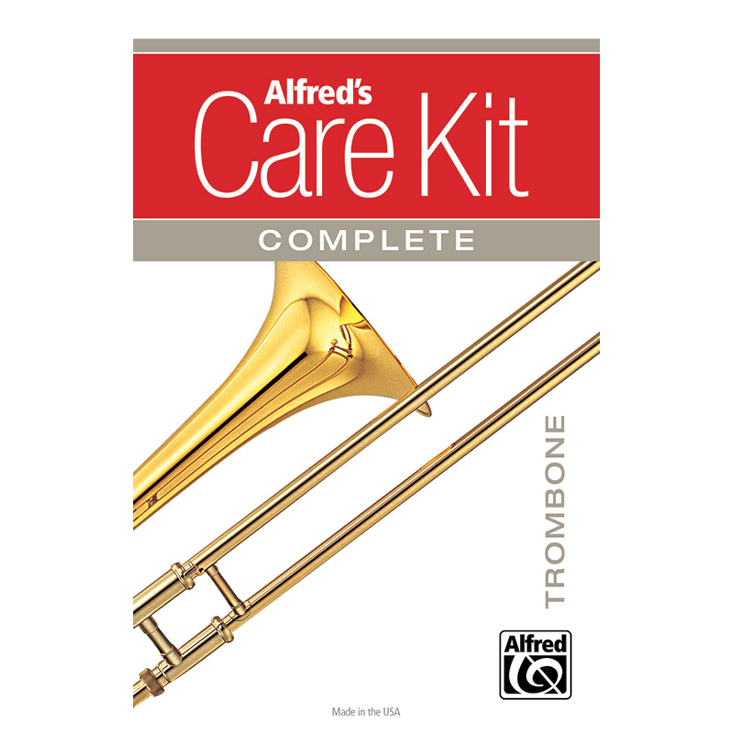Alfred Music Publishing 99-1474083 Trombone Cleaning Kit - Brass Instrument Maintenance & Care Supplies for Musicians | Perfect for Home Practice & Professional Use
