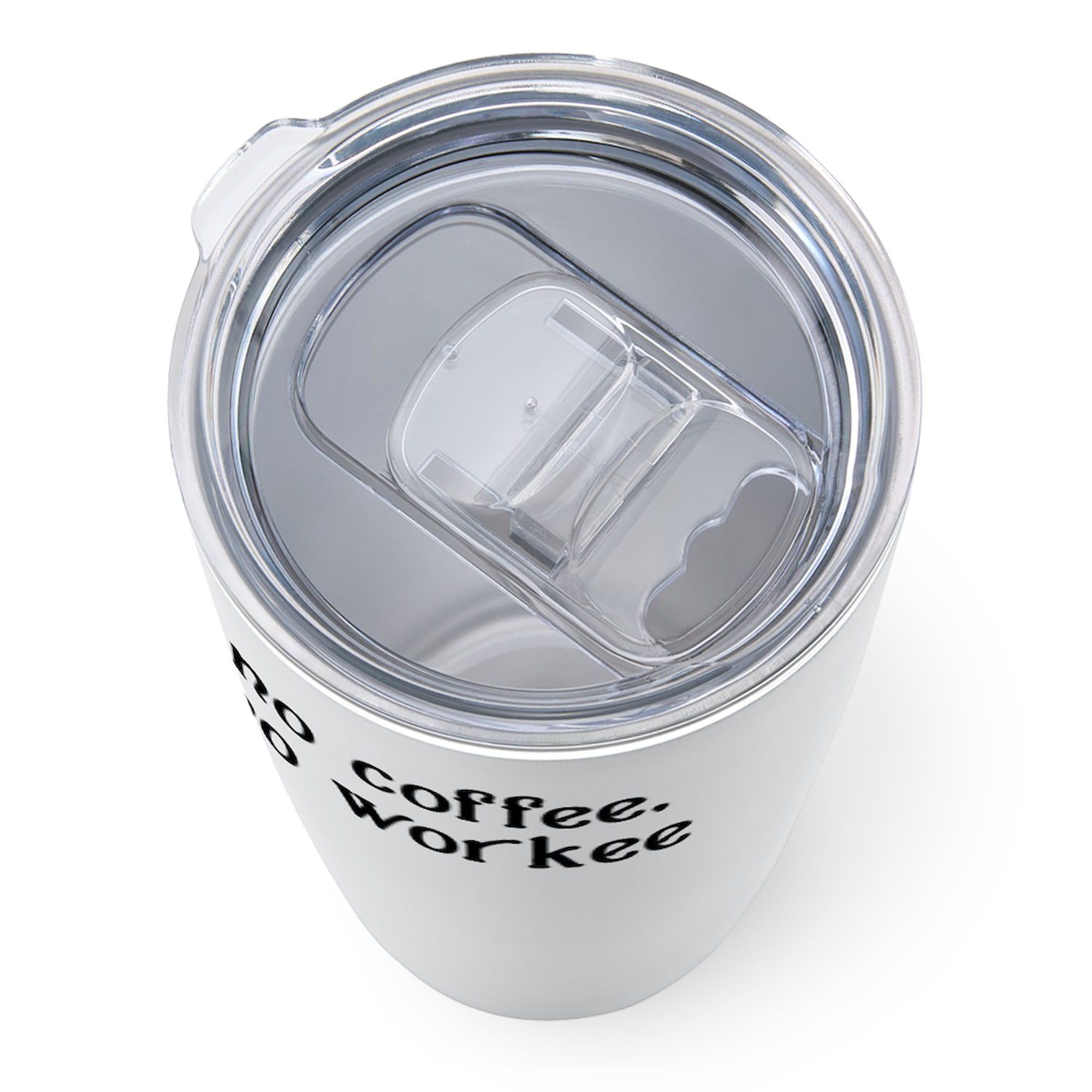 No Coffee No Workee 20 oz Insulated Stainless Steel Travel Mug - Double Wall Vacuum Coffee Tumbler for Hot & Cold Drinks - Perfect for Office, Commuting & Outdoor Adventures