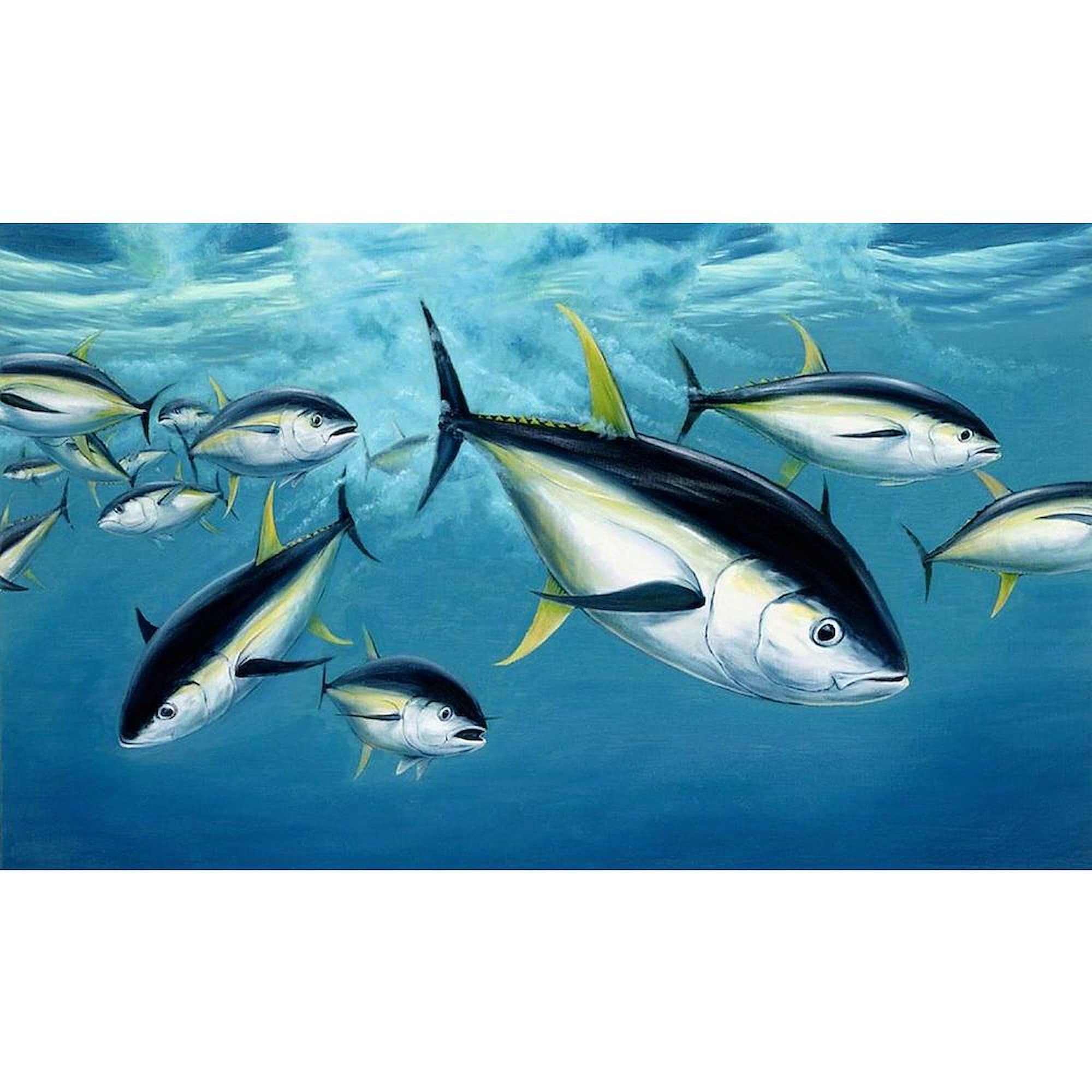 Bluefin Tuna Ceramic Coffee Mug 11 oz (325 ml) - Funny Fish Design for Tea, Hot Chocolate & Office Use - Perfect Gift for Fishermen & Marine Lovers