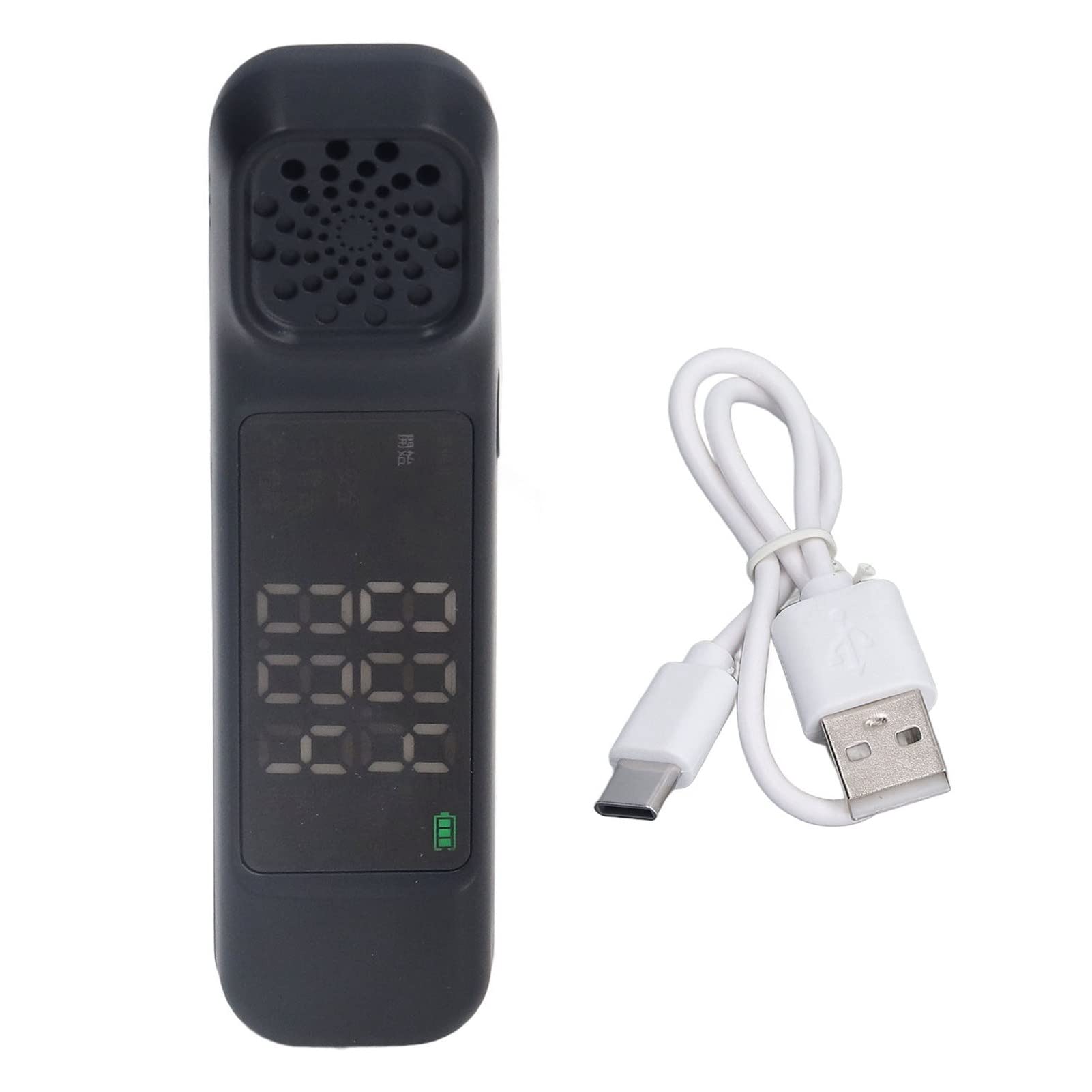 Portable Digital Breath Alcohol Tester with LCD Display - USB Rechargeable, Non-Contact Alcohol Breathalyzer for Personal & Professional Use - Perfect for Parties, Driving Safety Checks and Workplace Testing