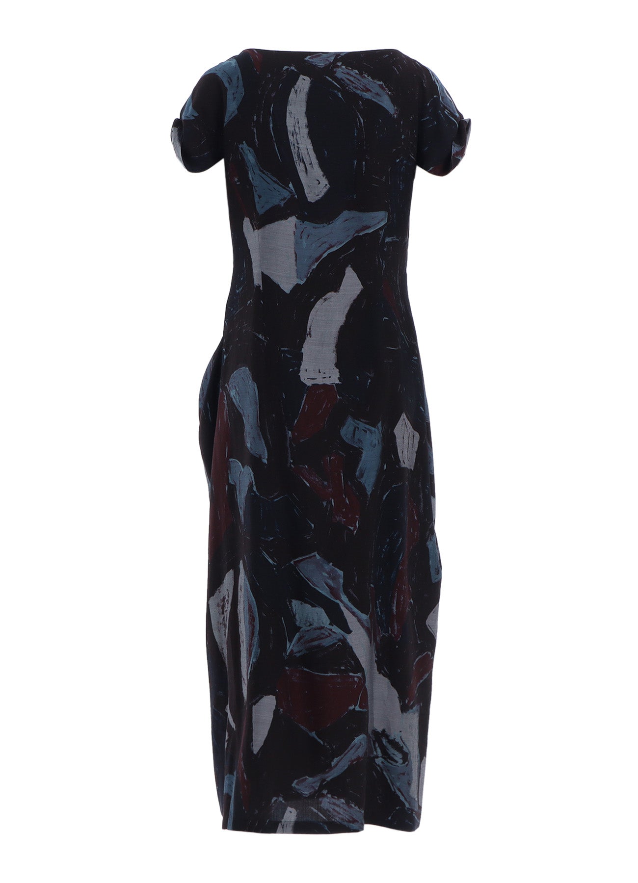 Stylish CU/DUNGAREE Twill Painted City Print Square Neck Dress for Women | Trendy Casual & Party Wear | Perfect for Urban Outings, Date Nights & Summer Vacations
