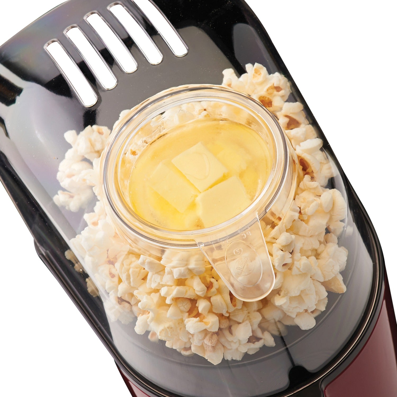 Refurbished BETTY CROCKER BC2973CR Hot Air Popcorn Maker - Home Essentials Warranty Included - Perfect for Movie Nights & Family Snack Time