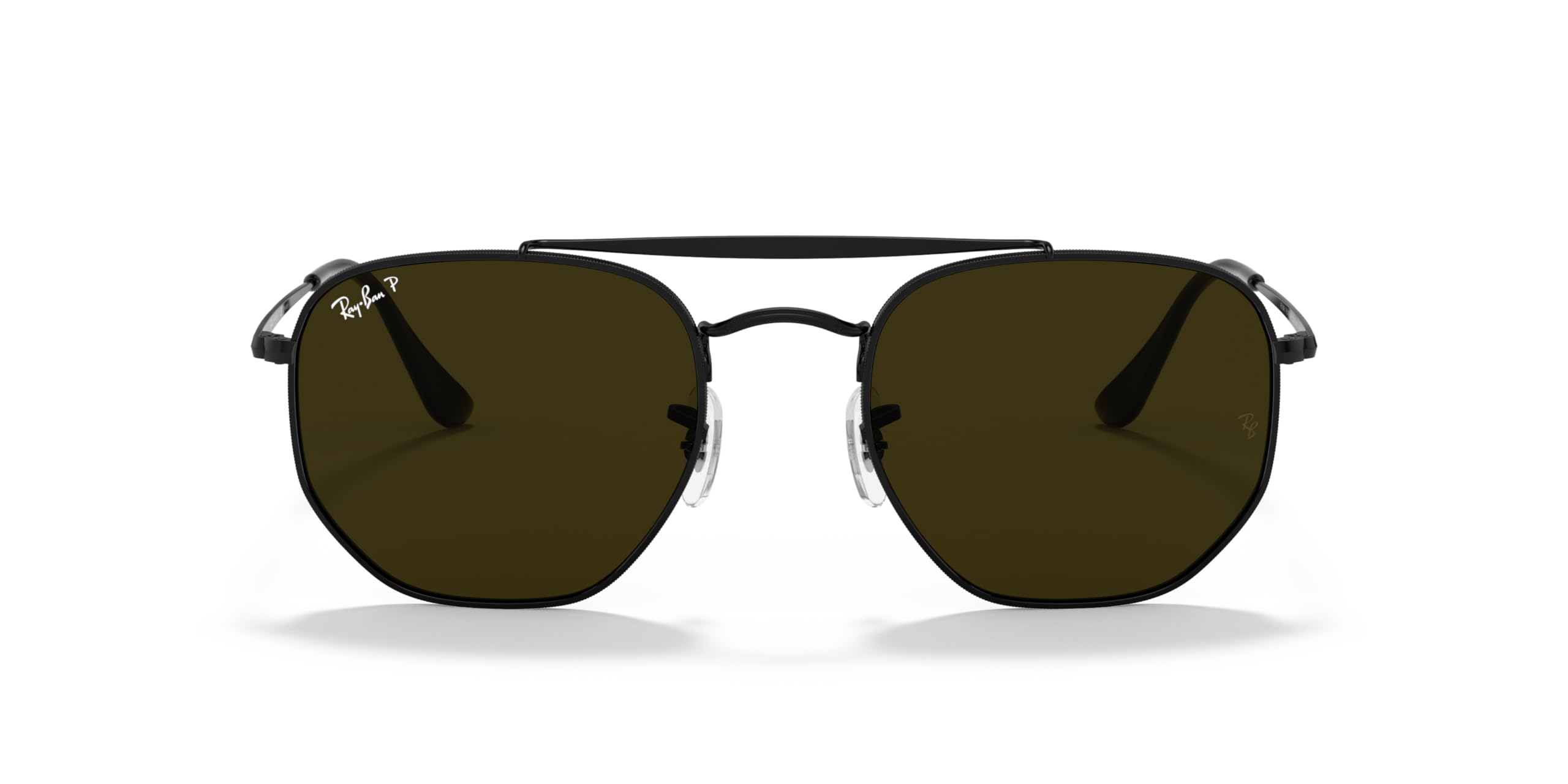Ray-Ban RB3648 The Marshal Square Sunglasses for Men & Women - Classic Polarized UV Protection - Perfect for Driving, Beach & Outdoor Activities