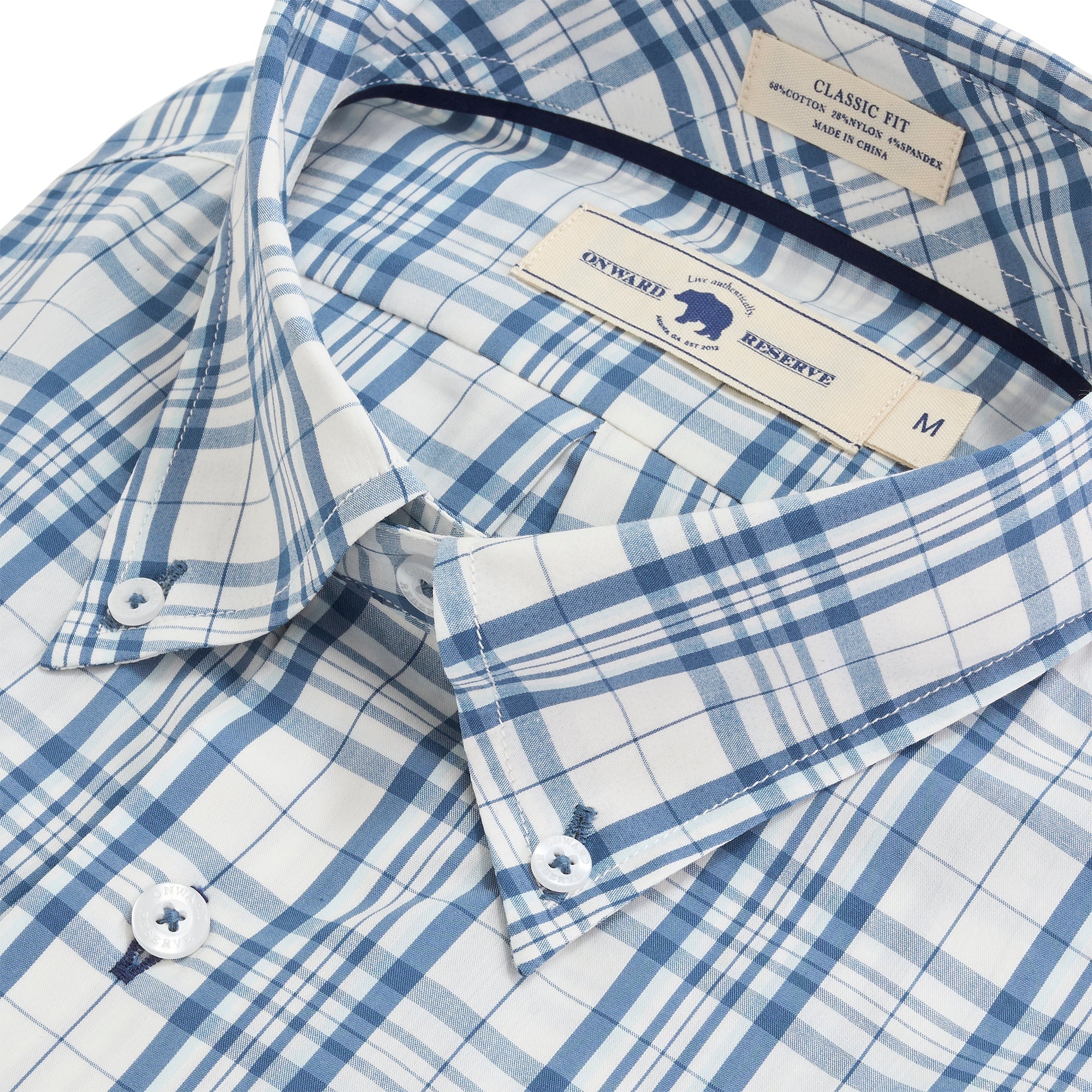 Andros Classic Fit Quad Button Down Shirt for Men - Casual & Business Wear - Perfect for Office, Dates & Everyday Outfits