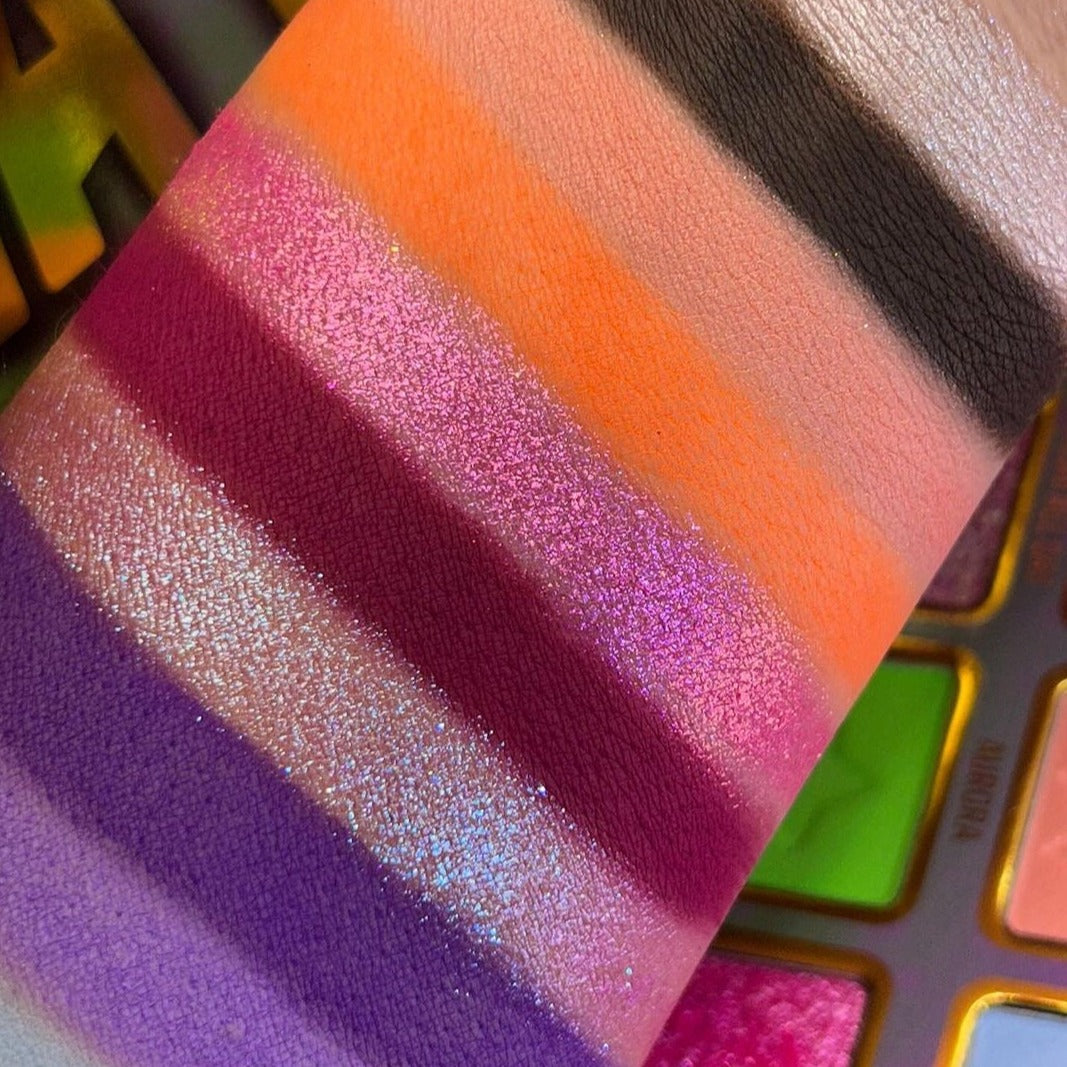Nueva Vida x Steff's Beauty Stash Eyeshadow Palette - 18 Highly Pigmented Matte & Shimmer Eyeshadows for Professional Makeup | Perfect for Day to Night Looks, Bridal Makeup & Special Occasions