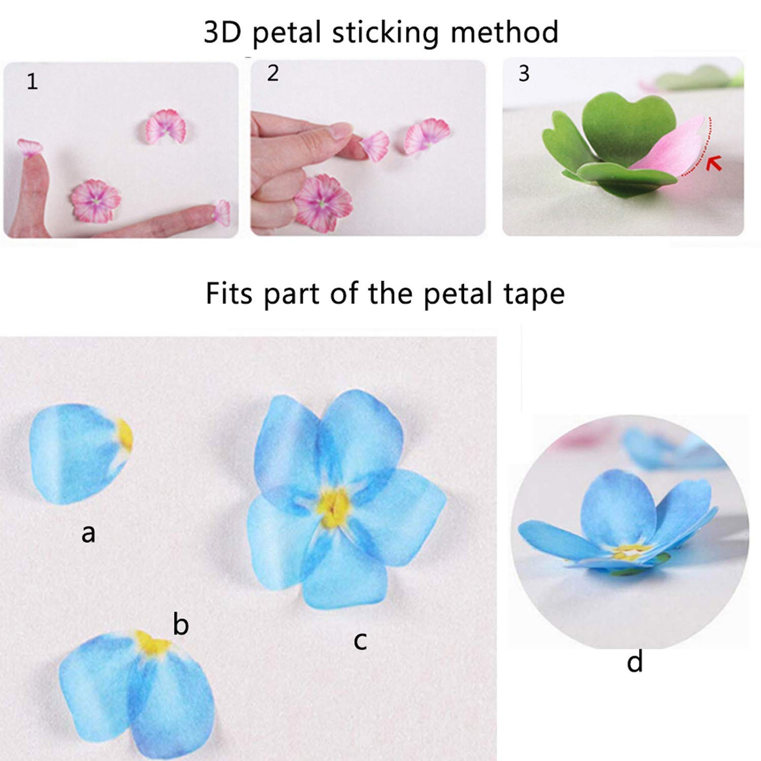2800PCS Floral Washi Tape Set - 14 Rolls Decorative Masking Tape with Flower Petal Design for Scrapbooking, Journaling, Bullet Journal & Planner - Perfect for DIY Crafts, Gift Wrapping & Home Decor