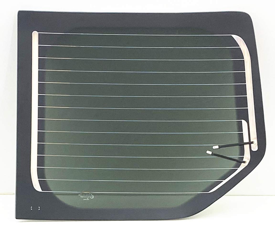 Heated Back Window Back Glass Driver Left Side for Ford Transit Connect 2014-2023 - OEM Replacement Part for Defrosting & Clear Winter Driving Visibility
