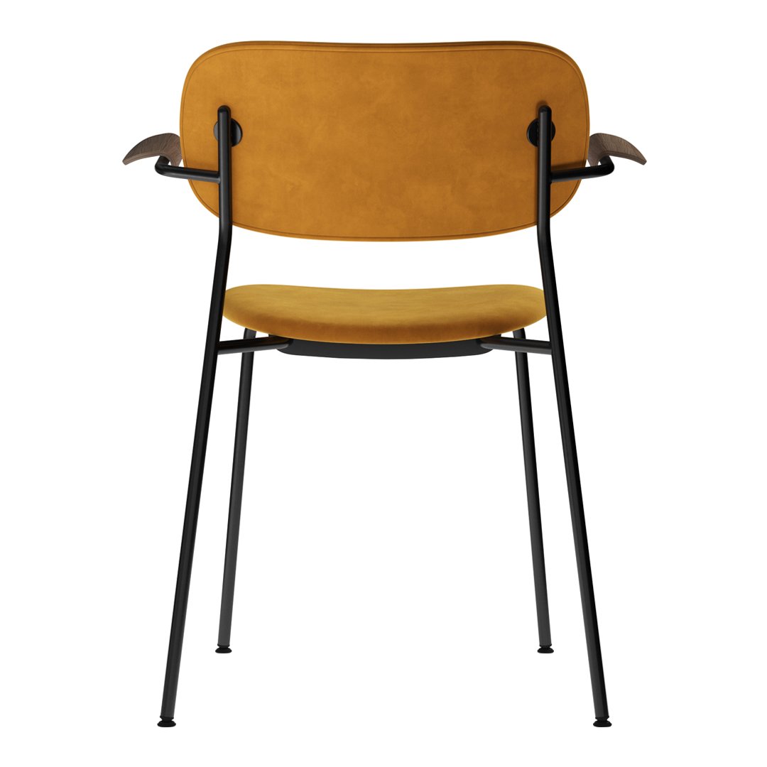 Modern Co Dining Chair with Armrests - Fully Upholstered Comfortable Seat for Kitchen, Dining Room & Breakfast Nook