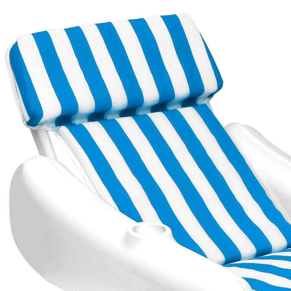 SWIMLINE Original Sunchaser Padded Luxury Lounge Chair Pool Float - Comfortable Molded Frame & Stable Pontoon Design for Adults | Premium Pool Lounger & Inflatable Pool Accessories | Perfect for Relaxing by the Pool, Beach Vacations & Summer Water Activities