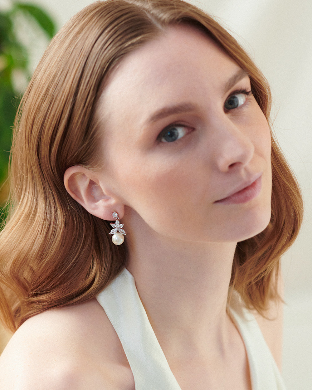 Cayden Pearl Earrings for Women - Elegant Freshwater Pearl Stud Earrings | Perfect for Weddings, Parties & Everyday Wear
