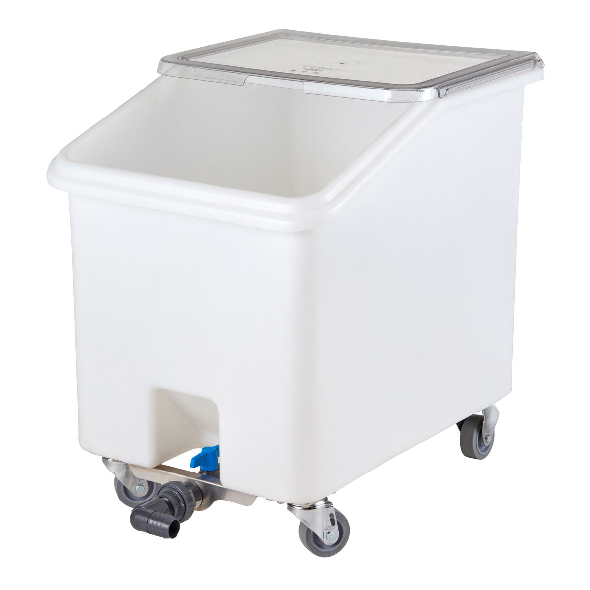Cambro IBSD37148 37-Gallon White Soak & Brine Tank - Commercial Food Prep, Restaurant Kitchen, Deli & Catering Use