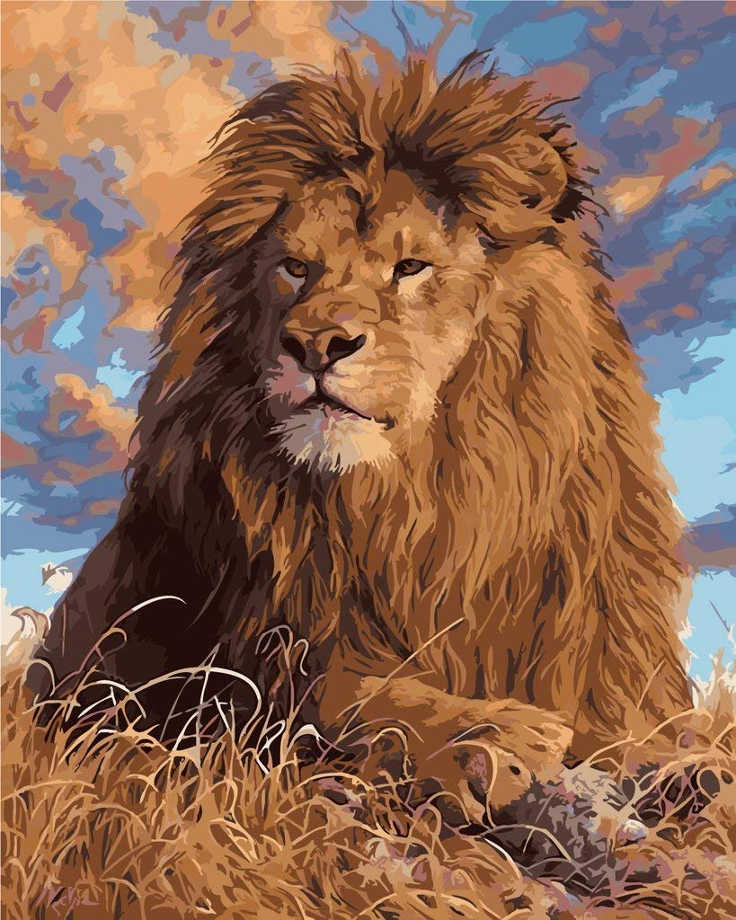 300 Piece Lion Animal Wilderness Sky Jigsaw Puzzle for Adults - Large Wooden Puzzle for Stress Relief, Education & Fun - Perfect Gift for Kids & Adults - Great for Family Game Nights & Relaxation