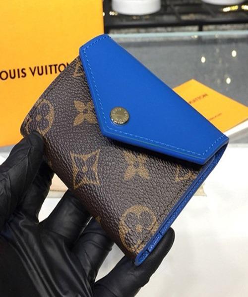 Authentic Louis Vuitton Zoé Wallet in Monogram Bleu Jean Leather - Compact & Stylish for Everyday Use, Travel & Gift Giving