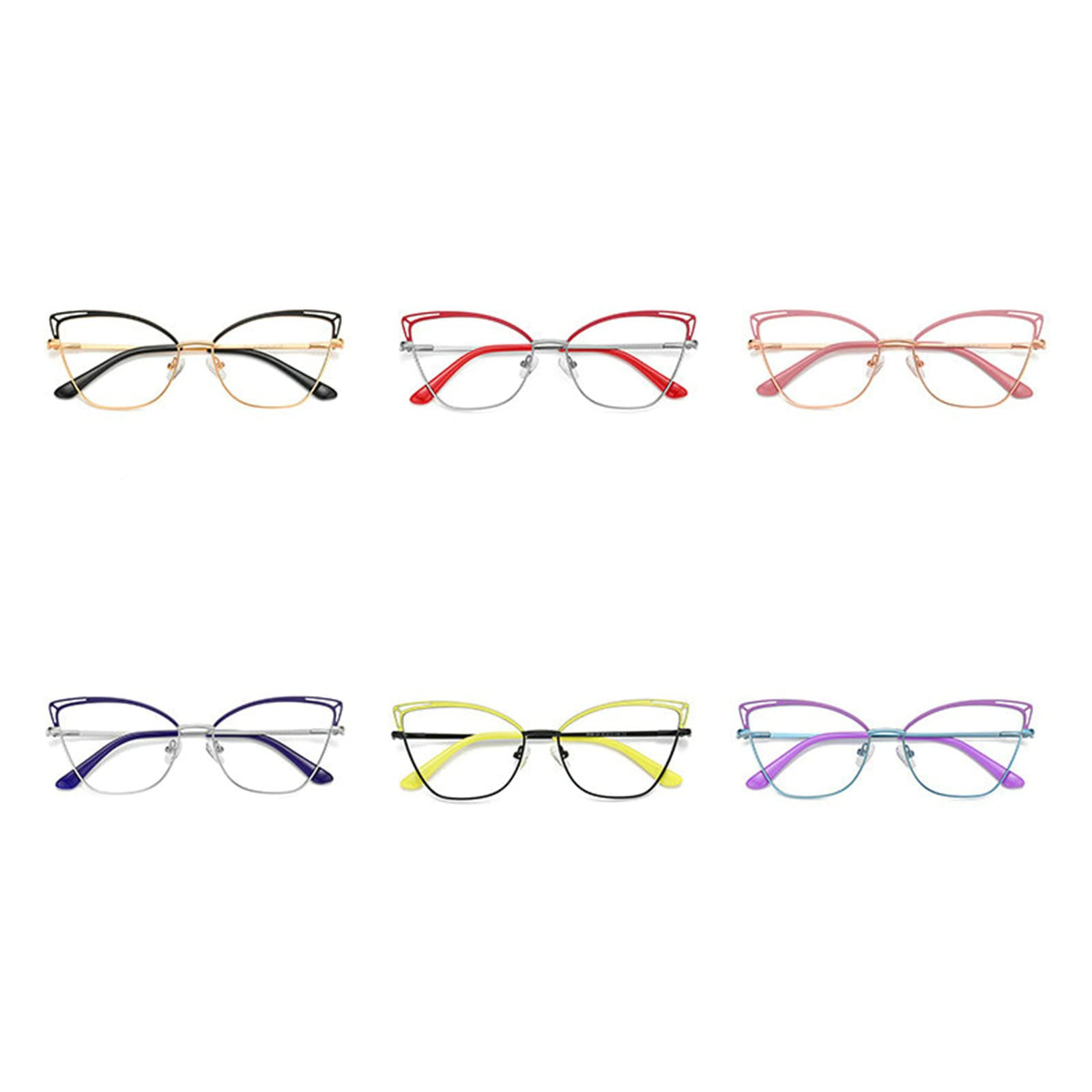 Blue Light Blocking Reading Glasses for Women - Cat Eye Anti Glare Computer Eyeglasses with UV Protection | Reduce Eye Strain for Office Work, Screen Time & Digital Device Use