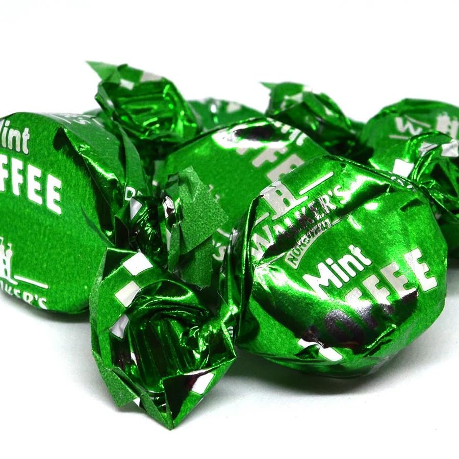 Nonsuch Mint Toffee Candy - Traditional British Sweets with Natural Mint Flavor & Whole Milk | Imported from UK | 5.29 Oz Pack of 3 | Perfect for Gifts, Tea Time & Dessert Lovers