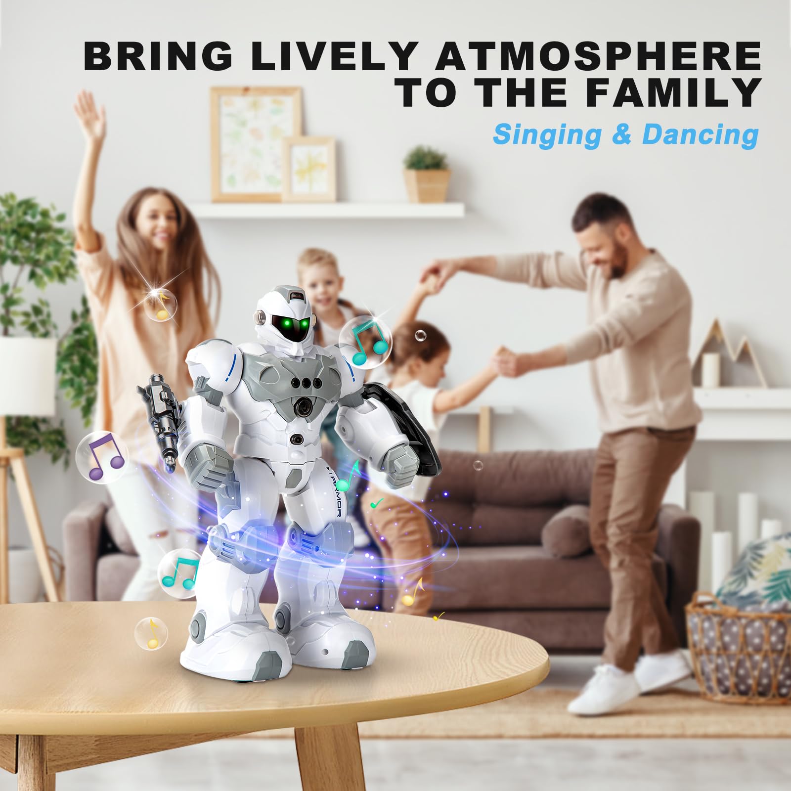 Smart Programmable Robot Toy for Kids - 2.4GHz WiFi RC Robot with Gesture Control | STEM Learning Toy for Boys & Girls | Perfect Birthday Gift & Interactive Play Companion