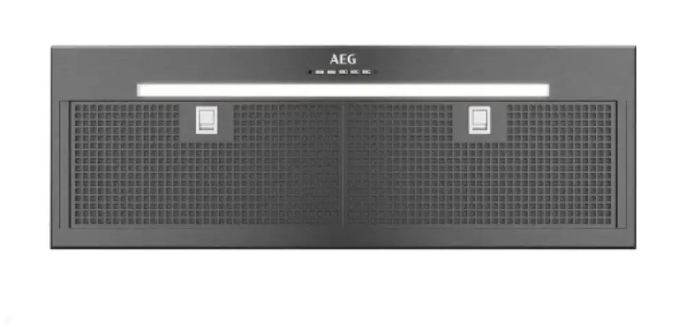AEG DGE7970HB 86cm Integrated Rangehood in Dark Stainless Steel - Powerful Kitchen Ventilation for Smoke & Odor Removal | Perfect for Modern Home Cooking