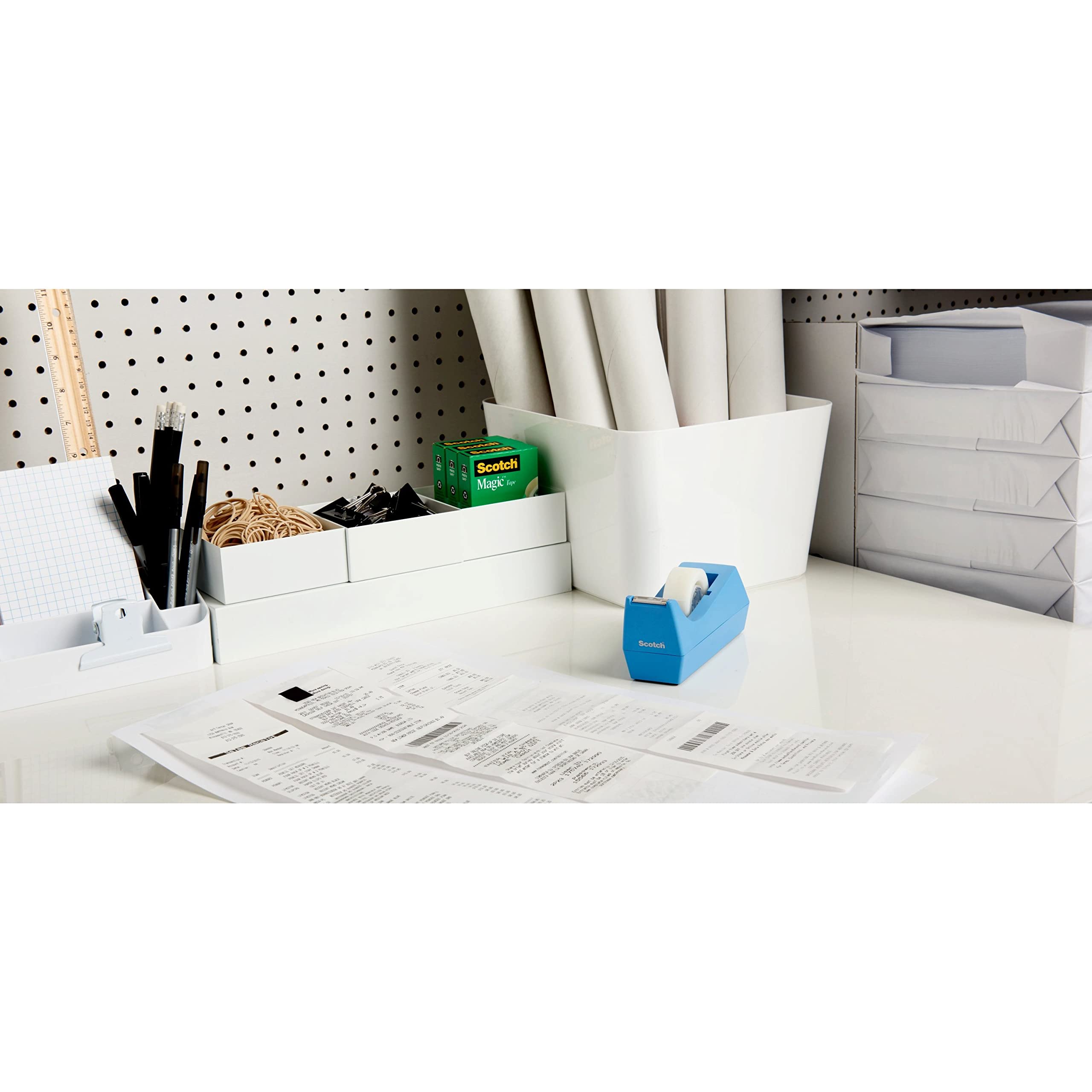 Scotch Magic Tape - Invisible & Removable, 2 Rolls - Perfect for Home Office, School, College & Classroom Supplies - Great for Gift Wrapping, Arts & Crafts, Document Repair