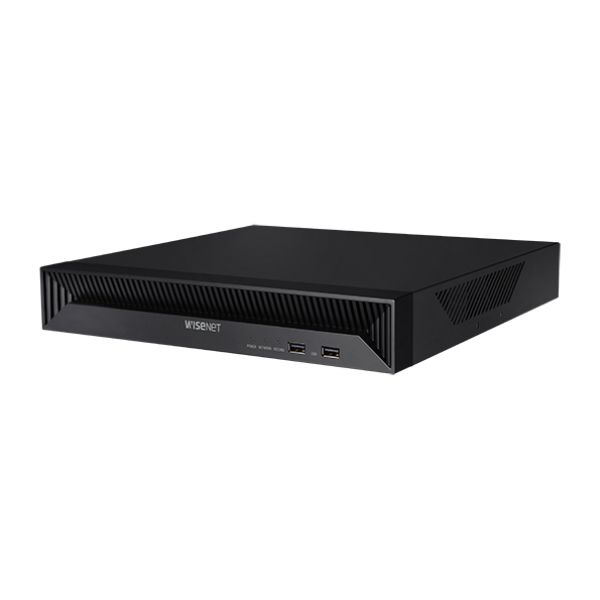 Samsung Wisenet QRN-830S 8-Channel NVR Security System - Single Bay Network Video Recorder for Home & Business Surveillance | 4K IP Camera Support, Remote Monitoring, Smart Motion Detection