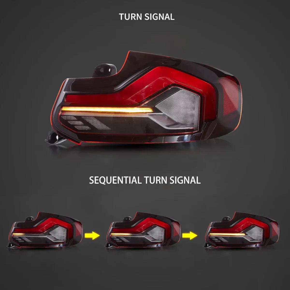 2014-2021 BMW 2 Series F22 F23 & M2 F87 LED Tail Lights Assembly with Dynamic Startup Animation - Plug & Play Upgrade for Enhanced Night Visibility & Style (Perfect for Street Driving, Car Shows & Custom Builds)