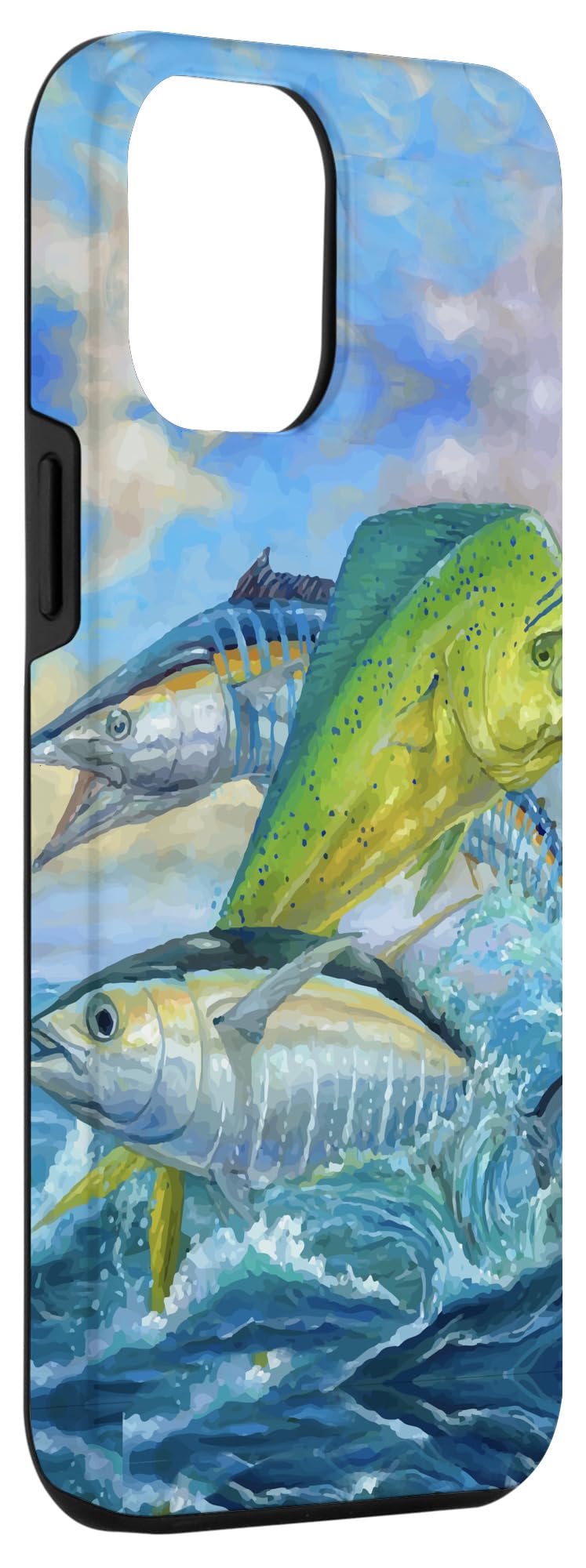 iPhone 12 Pro Max Cute Mahi Mahi Fishing Fish Tuna Case - Durable Protective Cover for Outdoor Adventures & Beach Vacations