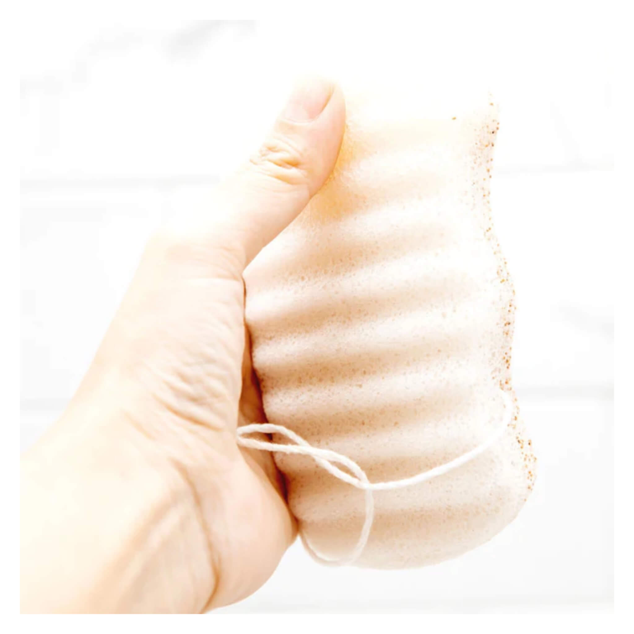 Natural Konjac Walnut Exfoliating Body Sponge for Soft & Smooth Skin - Gentle Cleansing & Exfoliation for Face & Body - Perfect for Daily Skincare Routine
