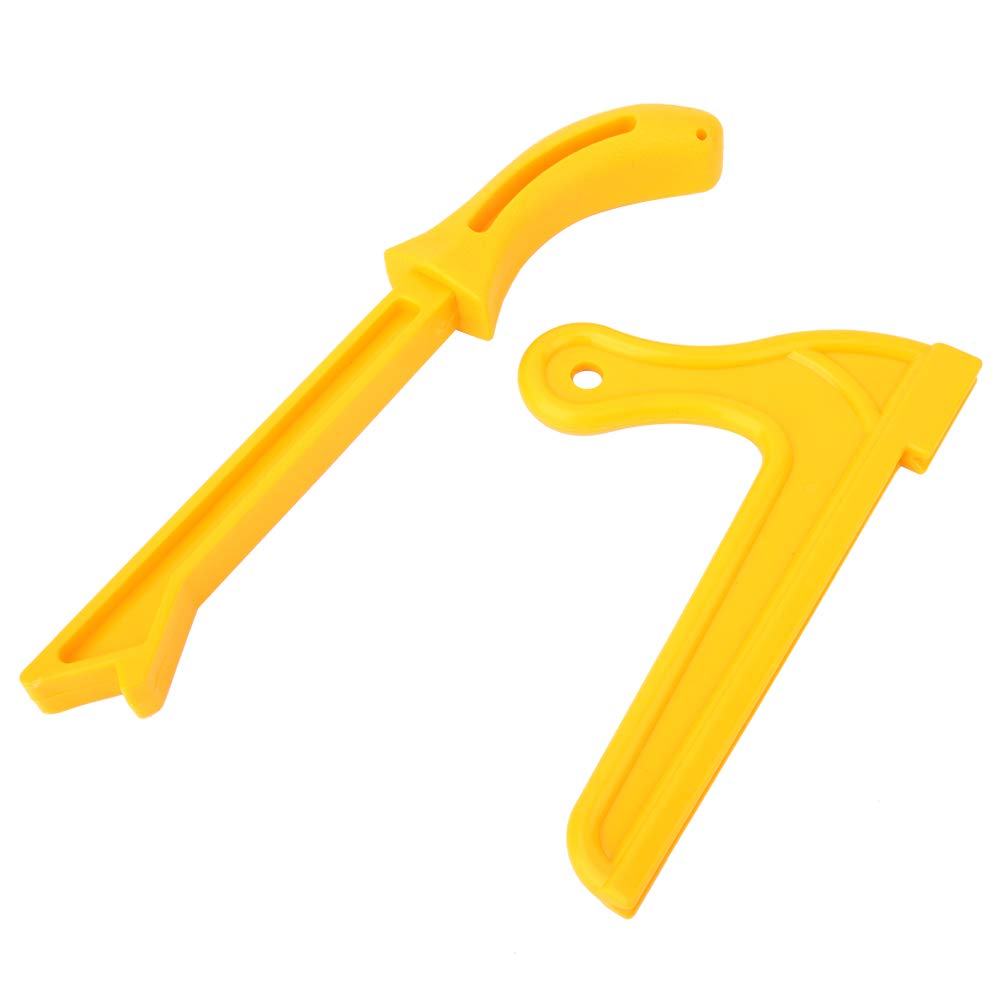 Durable Yellow Wood Saw Push Stick - High Quality Safety Tool for Table Saw, Shaper Router & Band Saw | Perfect for Woodworking & DIY Projects