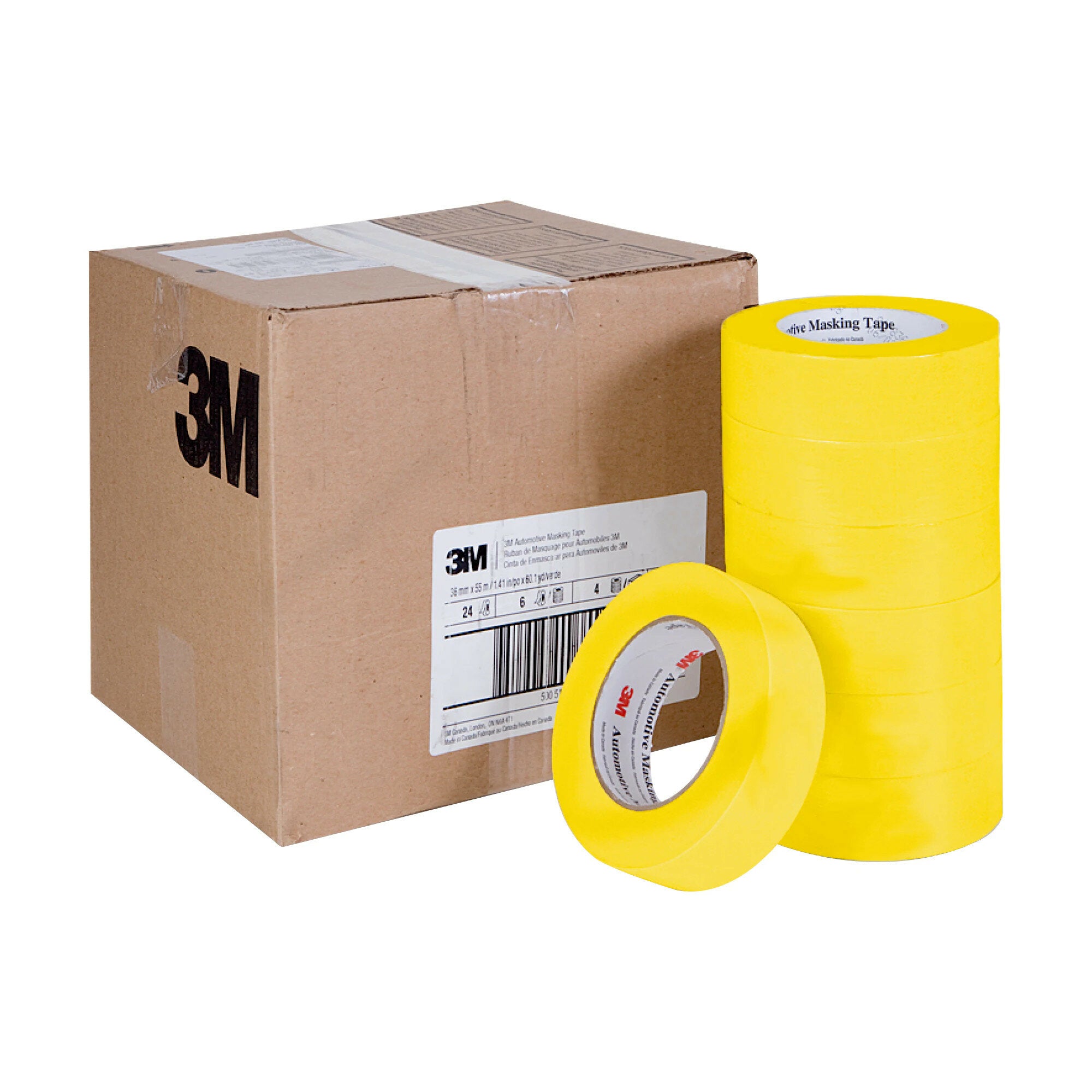 3M Automotive Refinish Masking Tape 36mm x 55m - High Temperature Resistant Painters Tape for Car Bodywork, DIY Projects & Professional Auto Painting - Perfect for Detailing, Custom Paint Jobs & Vehicle Restoration