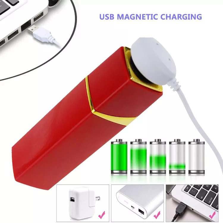 Discreet Lipstick Vibrator - Rechargeable 10-Speed Clitoral Stimulator, Ultra Quiet & Waterproof Mini Massager for Women - Black | Perfect for Travel, Discreet Pleasure & Solo Play