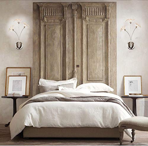 Modern LED Crystal Wall Lamp - Elegant Dandelion Design for Living Room, Dining Room & Club Decor | Energy-Efficient & Stylish Lighting Solution
