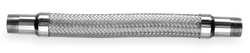 1 Inch Flexible Metal Hose - 18 Inch Length for Plumbing, HVAC, and Industrial Applications