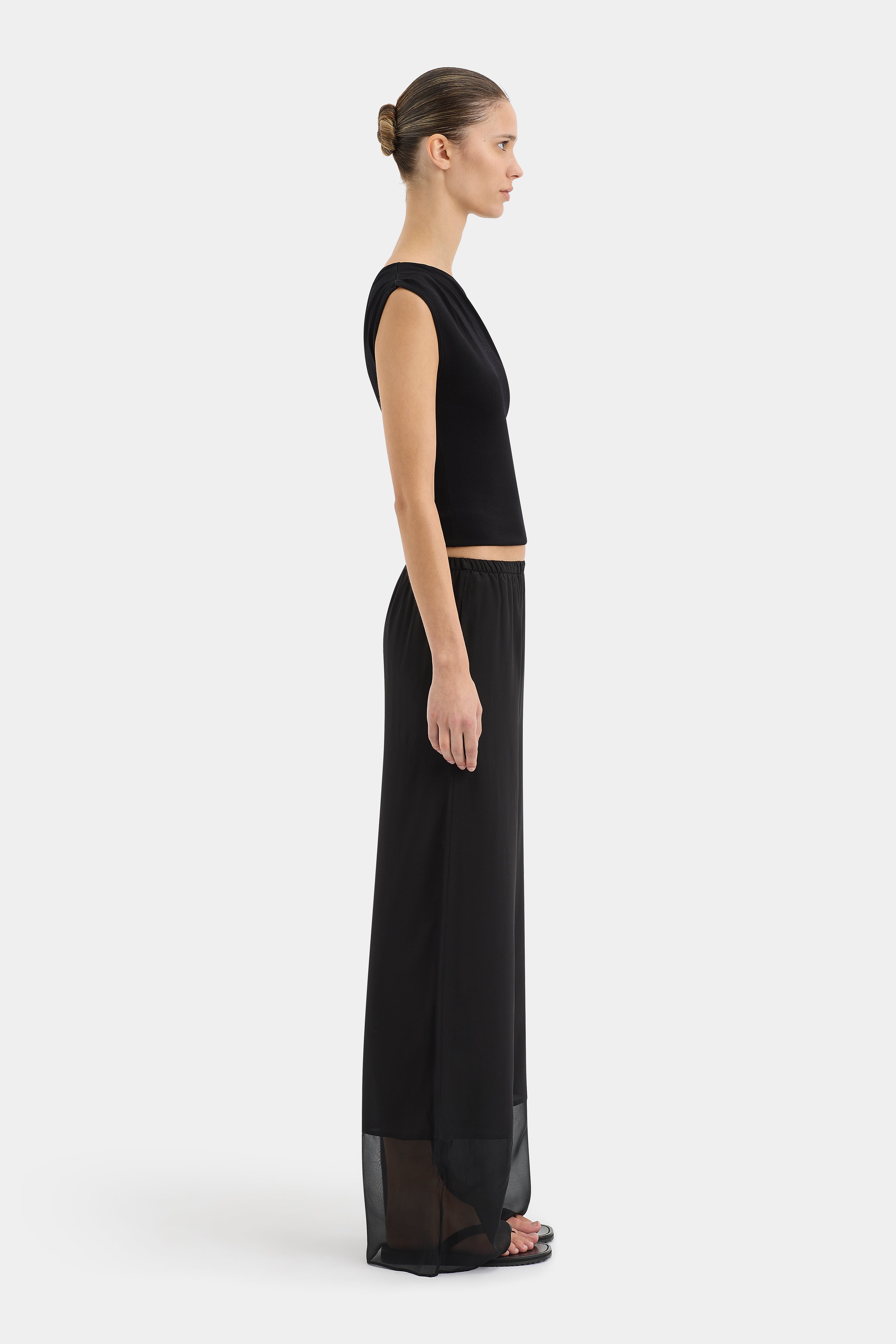 Adrienne Monochrome Pants - Stylish High-Waisted Trousers for Women | Office Wear, Casual Outfits & Evening Looks