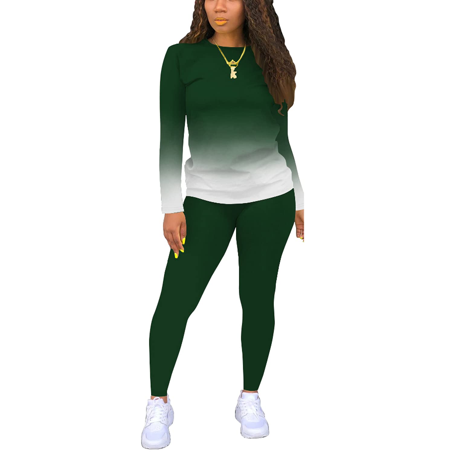 Women's Two Piece Sweatsuit Set - Casual Jogging Outfit Matching Tracksuit | Perfect for Workout, Lounge & Streetwear Fashion