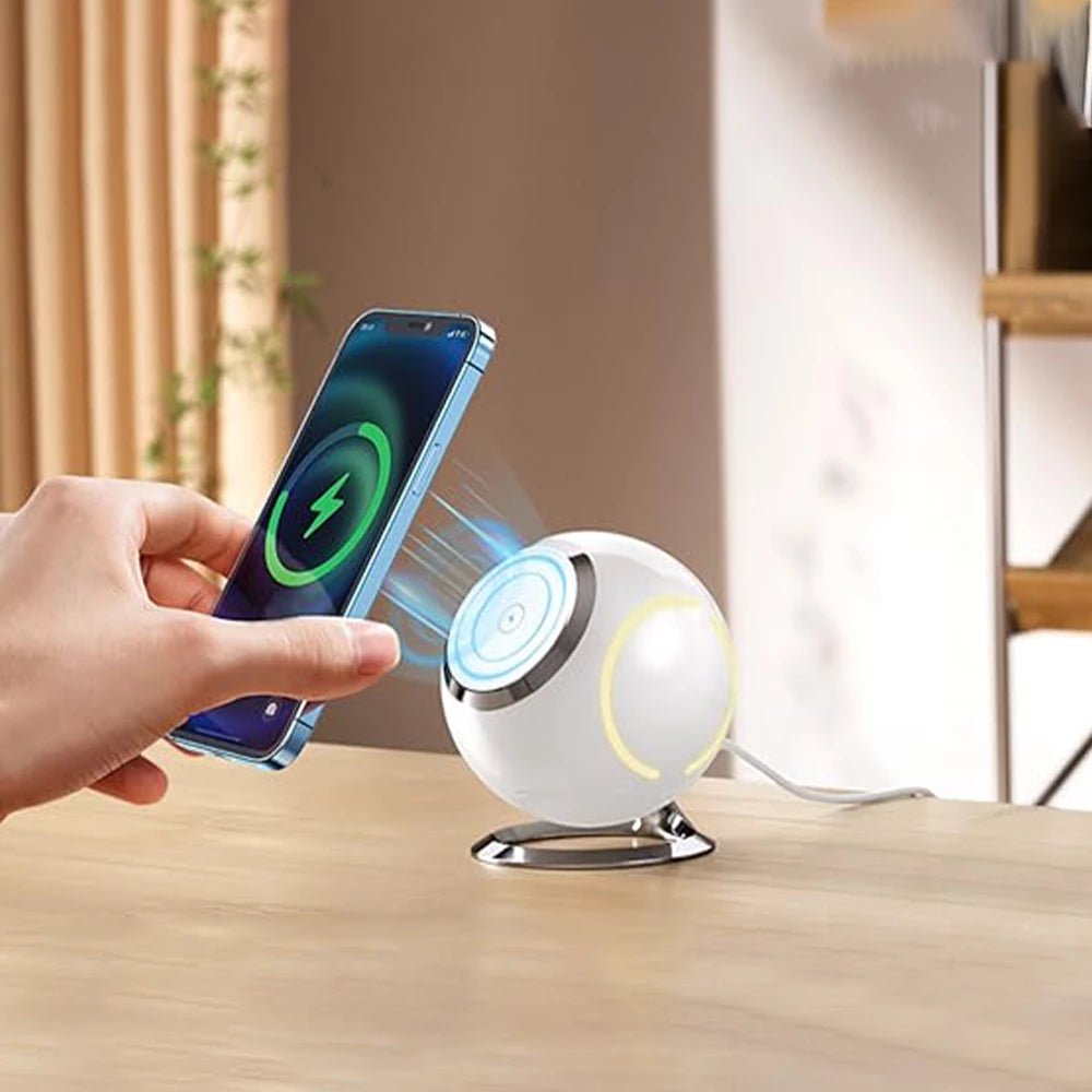 OrbitSync 3-in-1 Magnetic Wireless Charging Station for iPhone, AirPods & Apple Watch - Fast Charging Stand for Home, Office & Nightstand