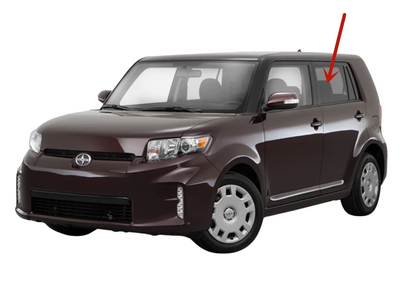 Scion XB 2008-2015 Driver Side Rear Door Window Glass Replacement - Left Side Auto Part for Smooth Window Operation & Weather Protection