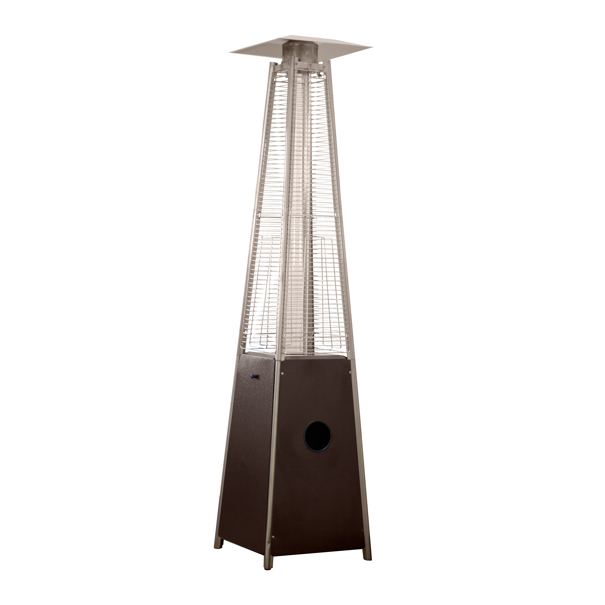 CSA Certified AZ Patio Pyramid Glass Tube Propane Gas Heater - Outdoor Patio Heater for Backyard, Deck, Garden & Restaurant Use