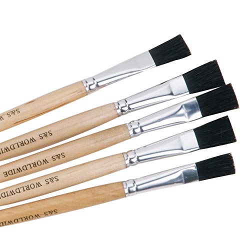 60-Piece Easel Brush Set for Artists - Perfect for Acrylic, Oil, and Watercolor Painting - Ideal for Canvas, Wood, and DIY Art Projects