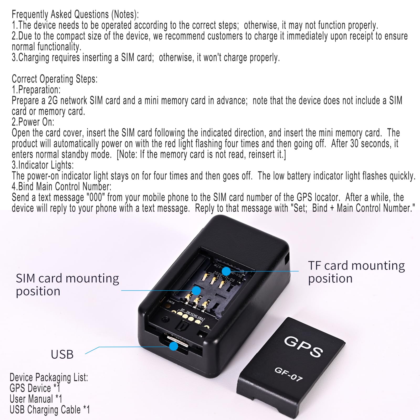 Mini GPS Tracker for Cars - Real-Time Vehicle Locator with No Monthly Fee | USA Coverage for Fleet & Personal Use