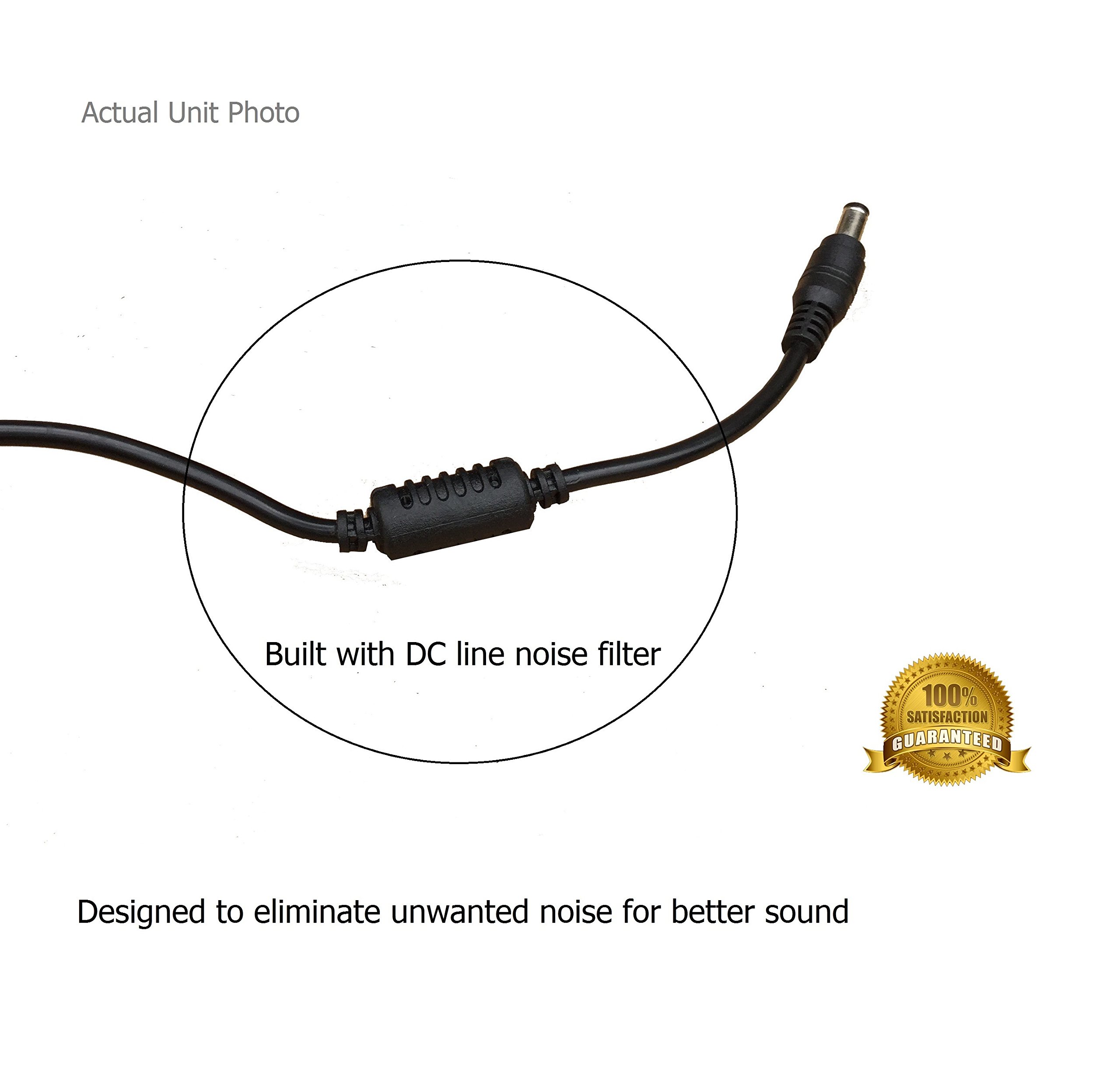 Yamaha PSR-2000 Keyboard AC Power Adapter - Replacement Charger for PSR2000 Digital Piano - Perfect for Home Studio, Live Performances & Music Practice