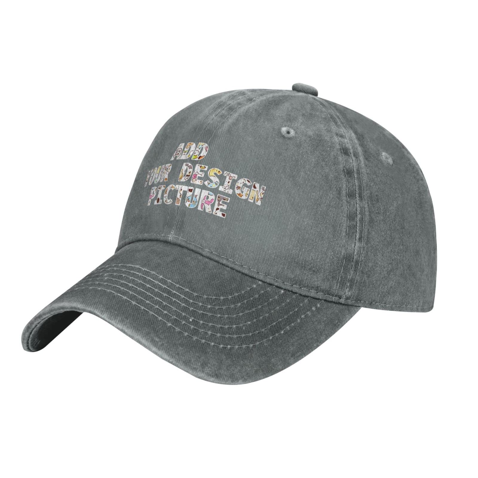 Custom Adjustable Baseball Cap - Personalized Trucker Hat with Embroidery - Add Your Name/Text - Unisex Dad Hat for Sports, Outdoor & Casual Wear