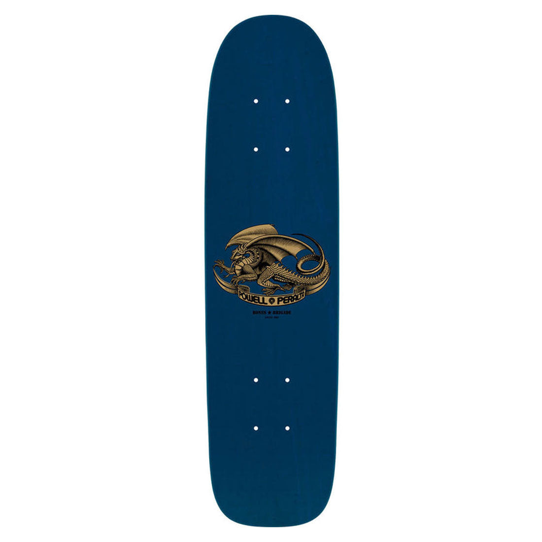 Powell Peralta Bones Brigade Mullen 15th Series Skateboard Deck - Navy Blue | High-Performance Skateboard for Street & Park Riding | Perfect for Skaters & Collectors