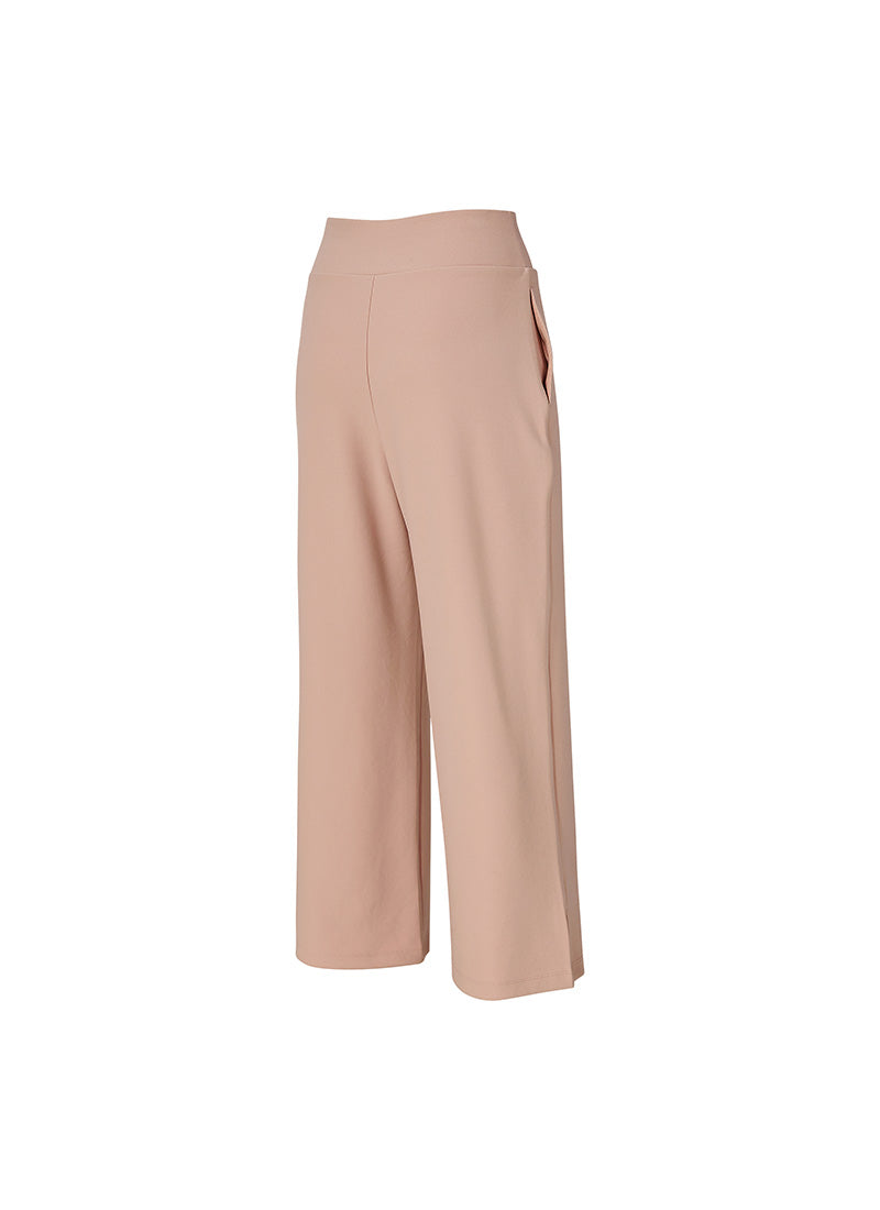Free Motion Slit Wide Leg Pants for Women - Stretchy High Waist Palazzo Trousers for Yoga, Lounge & Casual Wear