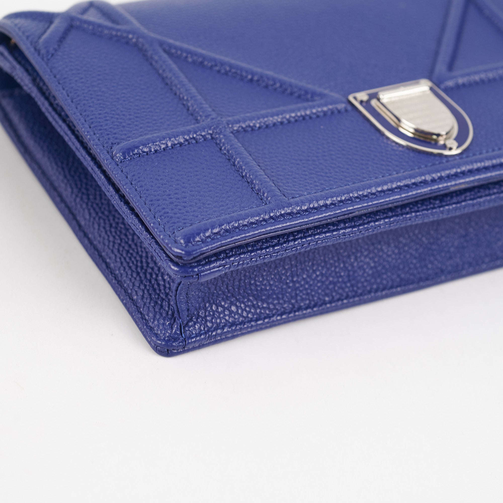 Dior Diorama Wallet On Chain WOC Blue Crossbody Bag - Luxury Designer Handbag for Women | Perfect for Evening Parties, Date Nights & Special Occasions