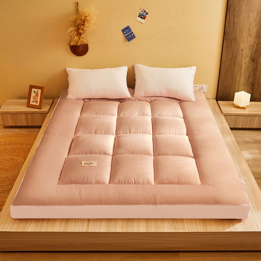 WENNEWU Natural Memory Foam & Latex Mattress - Super Soft, Slow Rebound Tatami Style - Queen Size Bed for Family, Students & Adults - Perfect for Bedrooms, Guest Rooms & Dormitories